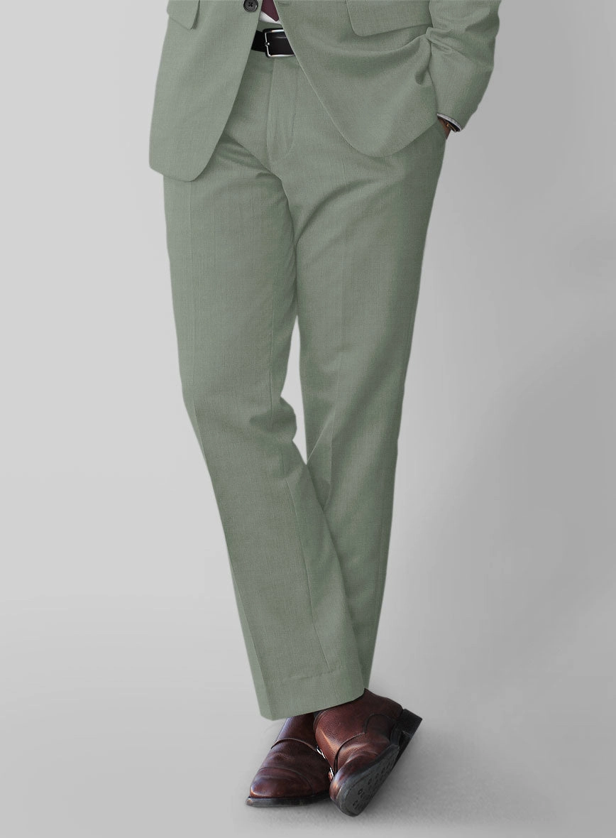 Marco Stretch Oak Green Wool Suit