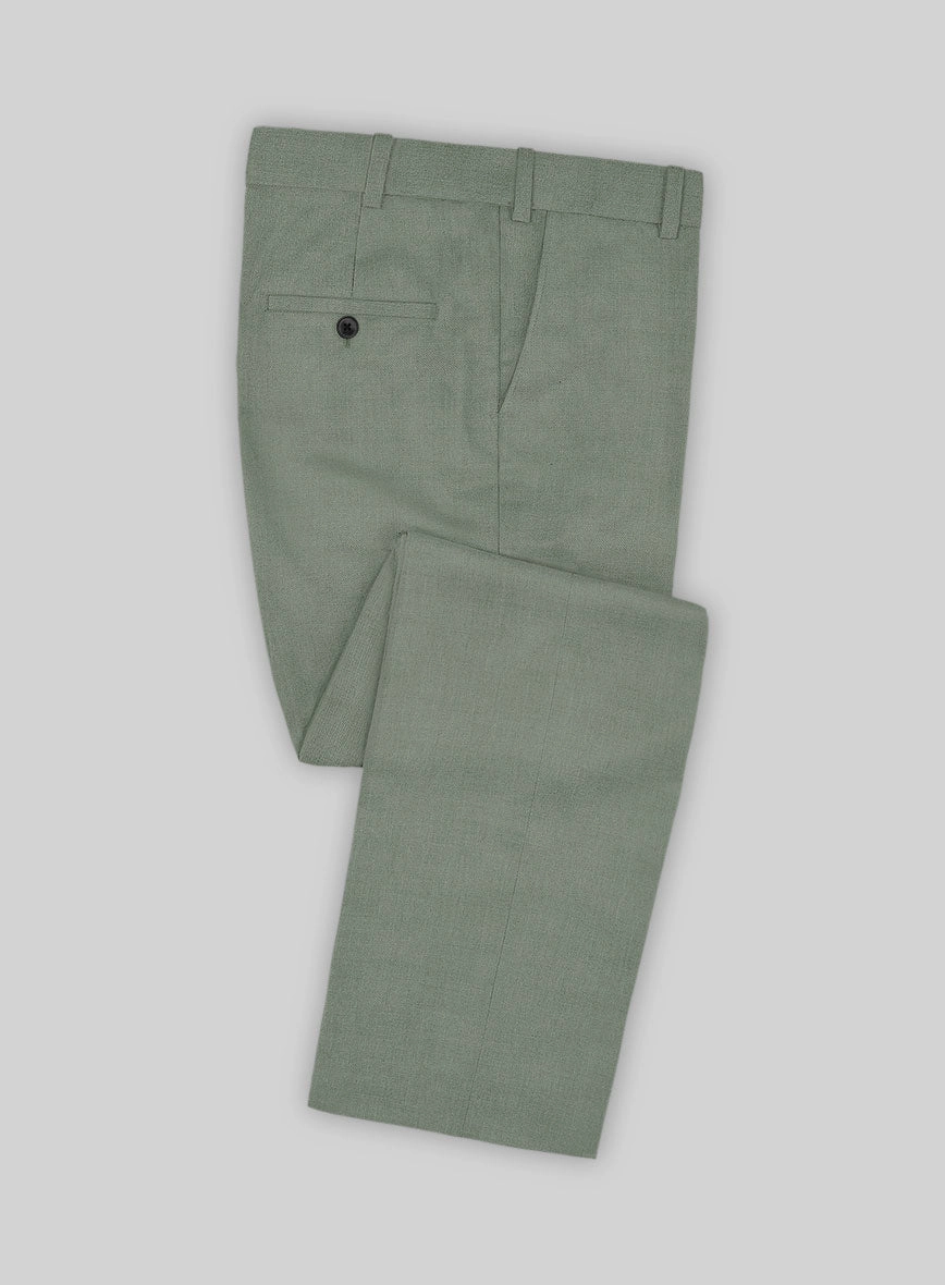 Marco Stretch Oak Green Wool Suit