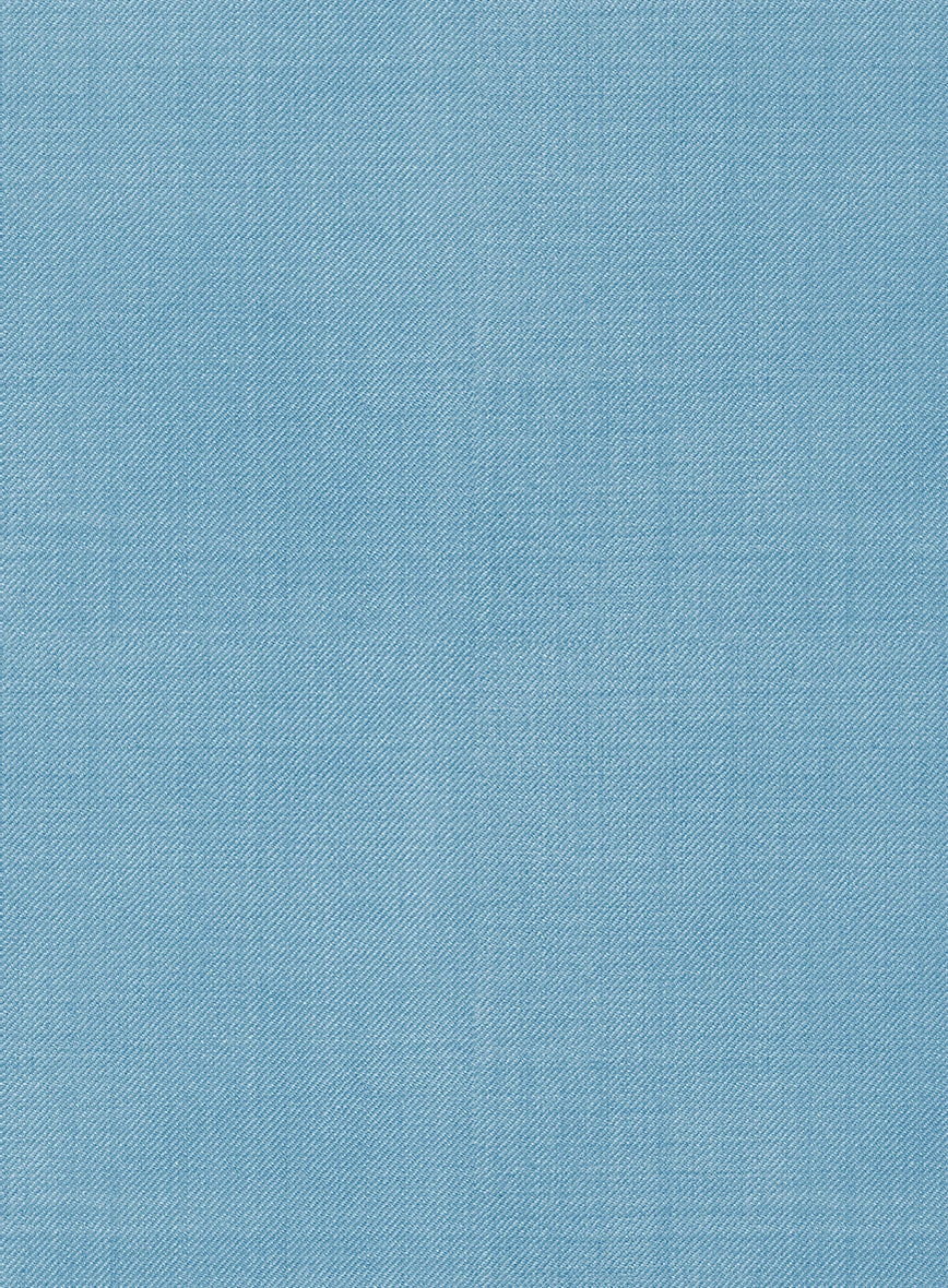 Marco Stretch Pastel Blue Wool Suit