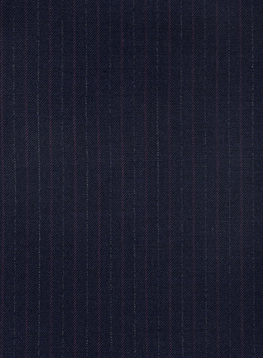 Marco Stretch Rivetti Stripe Wool Suit