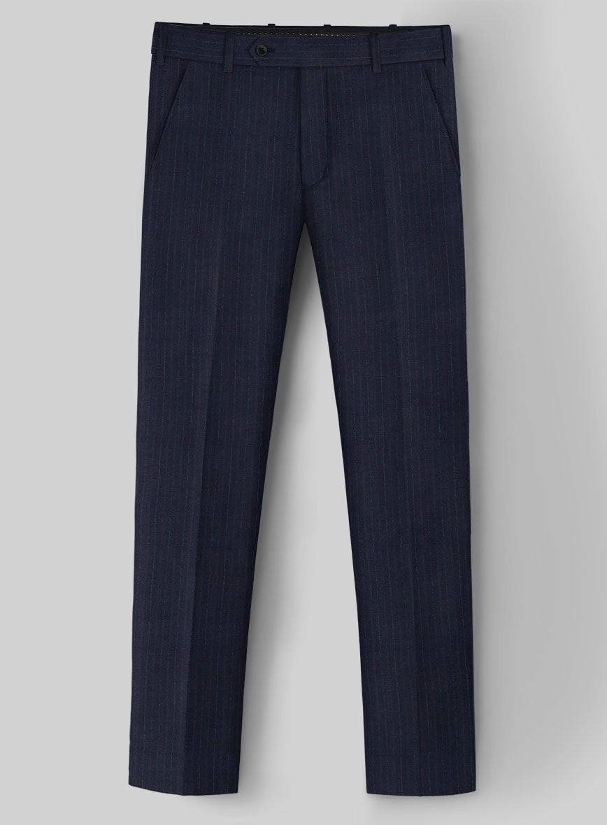 Marco Stretch Rivetti Stripe Wool Suit