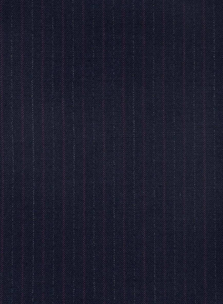 Marco Stretch Rivetti Stripe Wool Suit