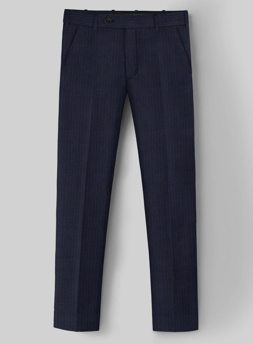 Marco Stretch Rivetti Stripe Wool Suit