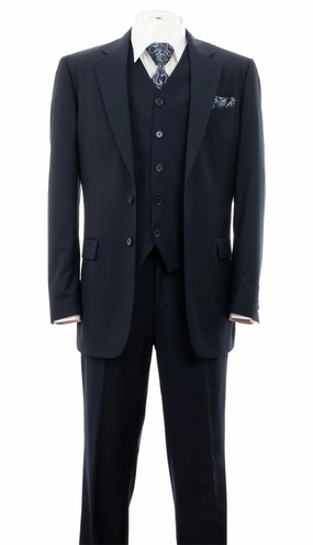 Milano Moda 5702sv-NVY Mens Suit