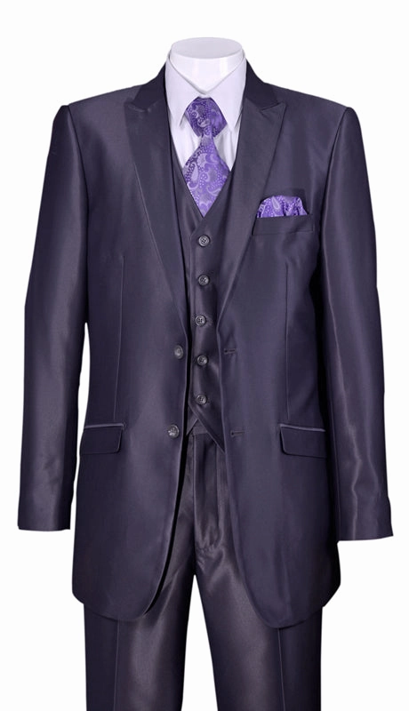 Milano Moda 5702V2-GR Mens Suit