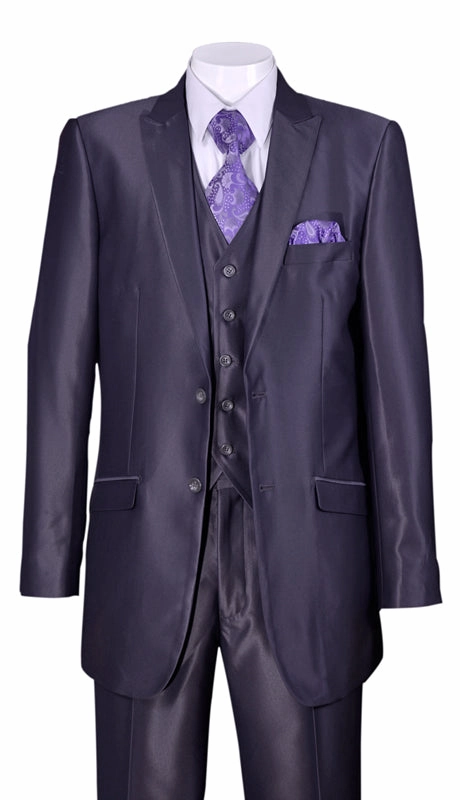 Milano Moda 5702V2-GR Mens Suit