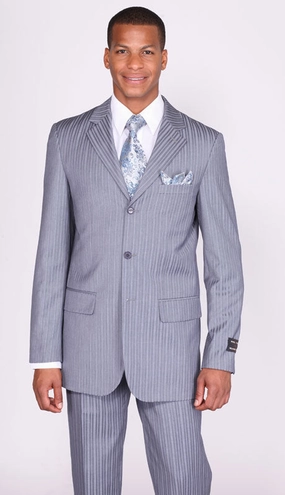 Milano Moda 58029-GR Mens Suit