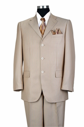 Milano Moda 5802V3K-BR Mens Suit