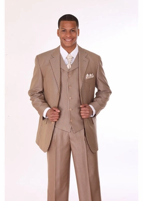 Milano Moda 5802V5-TAN Mens Suit