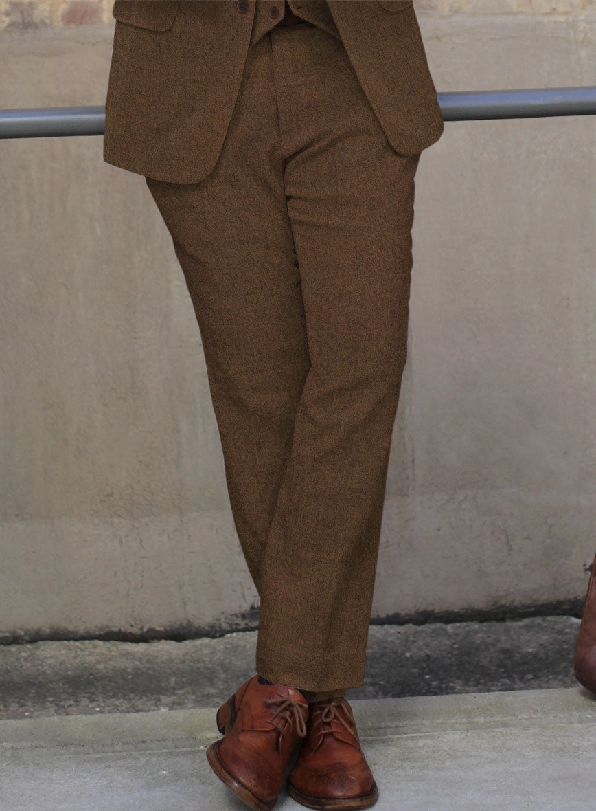 Naples Caffe Brown Tweed Suit
