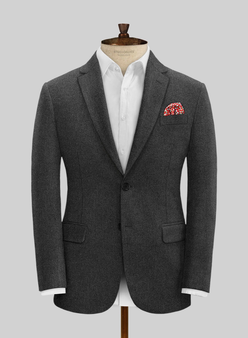 Naples Charcoal Tweed Suit