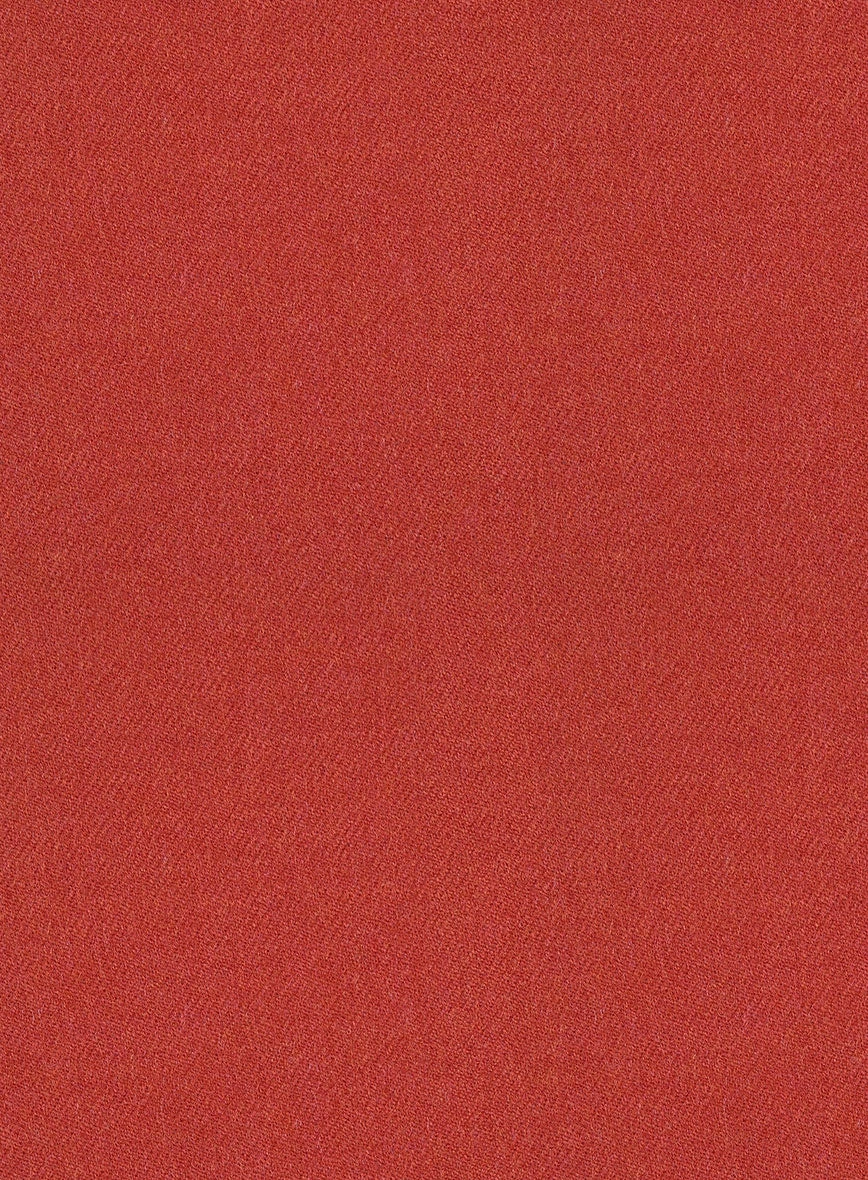 Naples Fiery Orange Tweed Suit