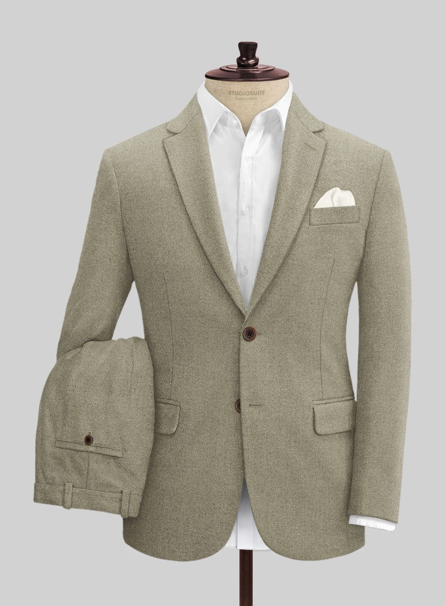 Naples Greige Tweed Suit
