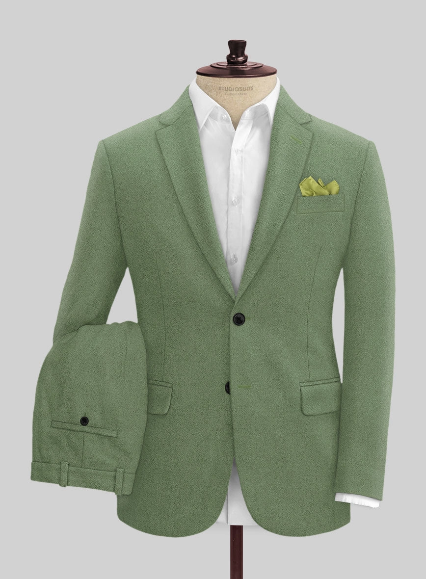 Naples Honeydew Green Tweed Suit