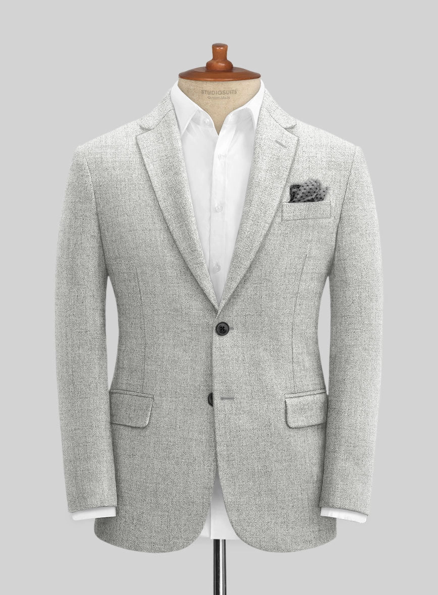 Naples Ice Gray Tweed Suit