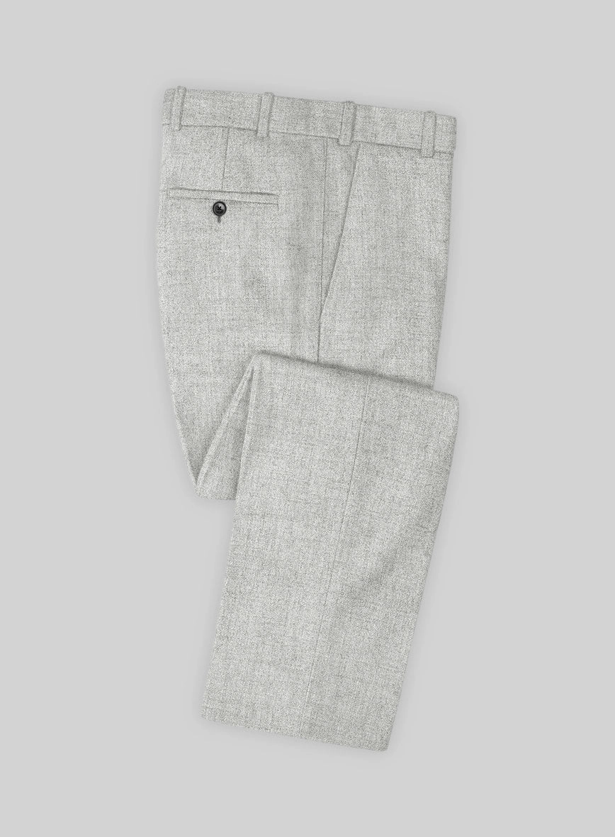 Naples Ice Gray Tweed Suit