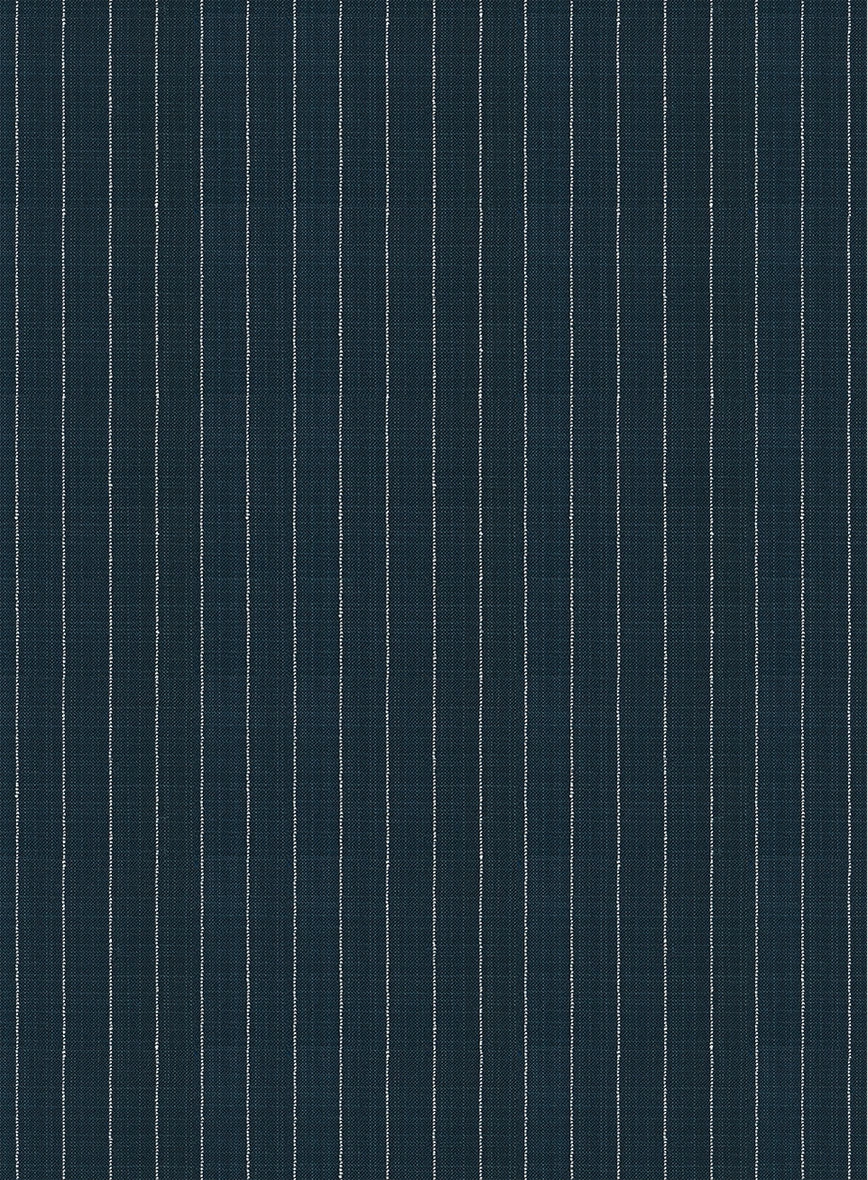 Napolean Argio Stripe Prussian Blue Wool Suit