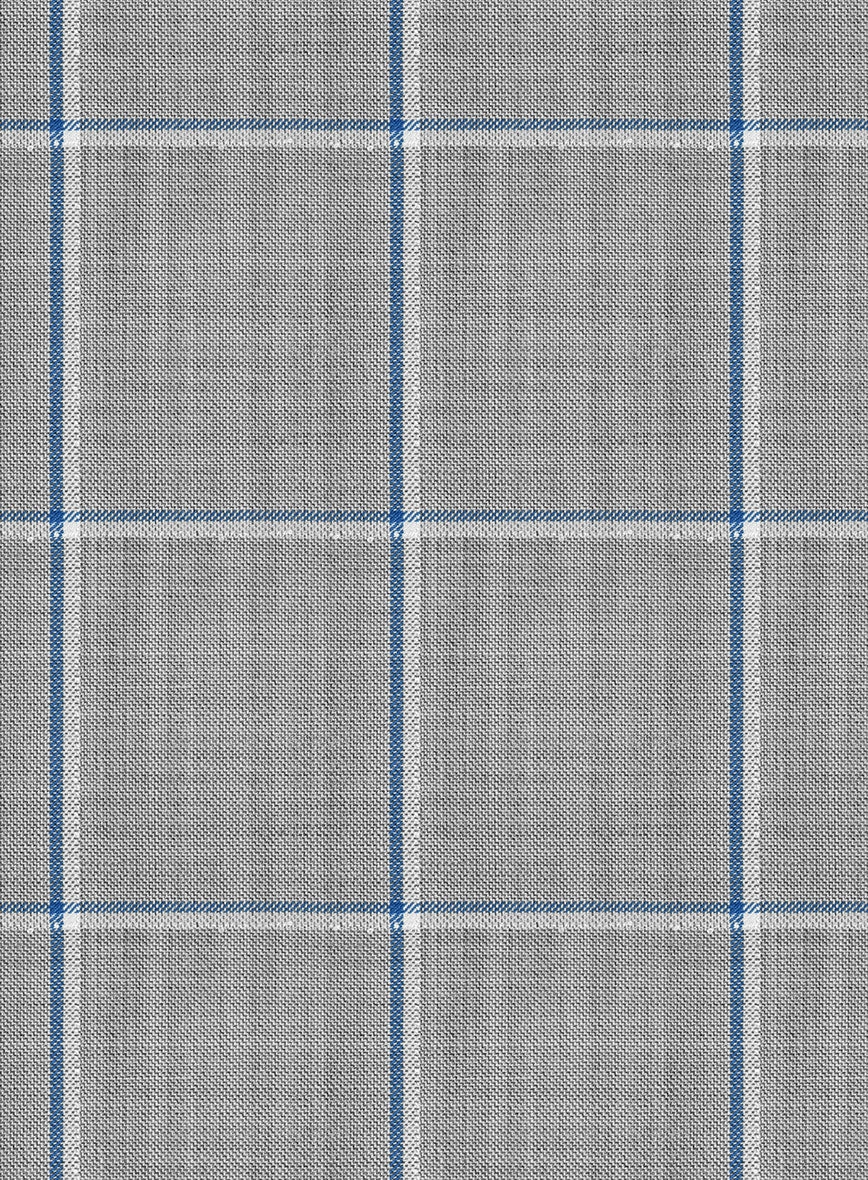 Napolean Aria Light Gray Wool Suit