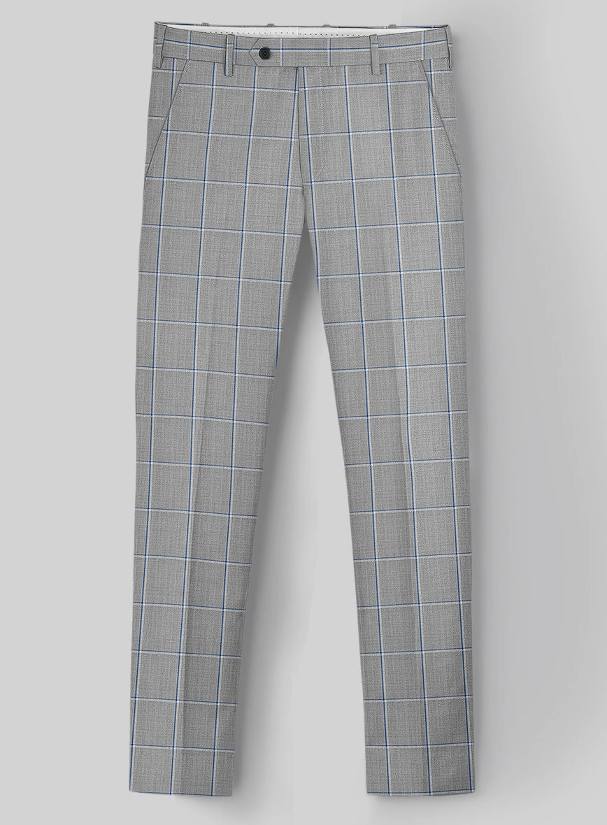 Napolean Aria Light Gray Wool Suit