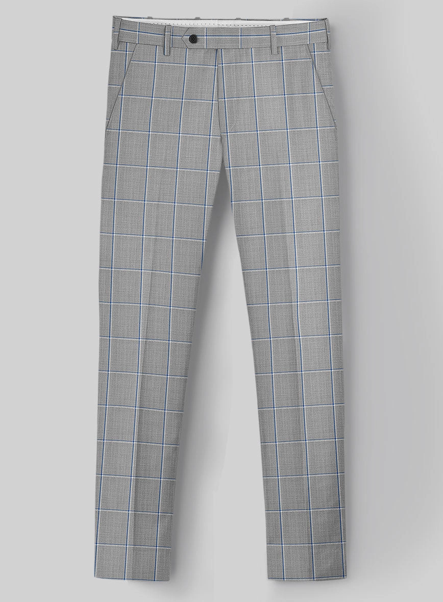 Napolean Aria Light Gray Wool Suit