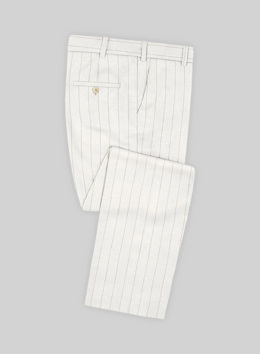 Napolean Artisan Band Ivory Wool Suit