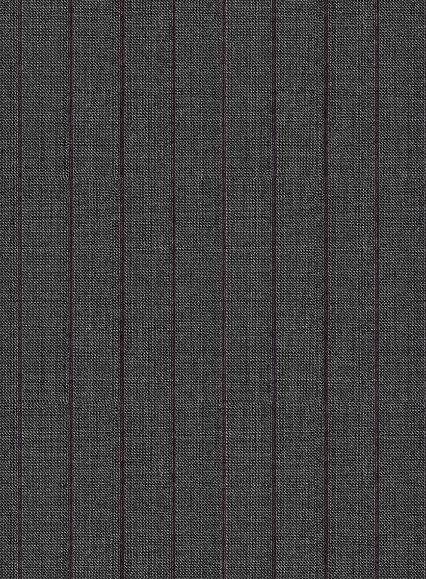 Napolean Calipso Stripe Gray Wool Suit