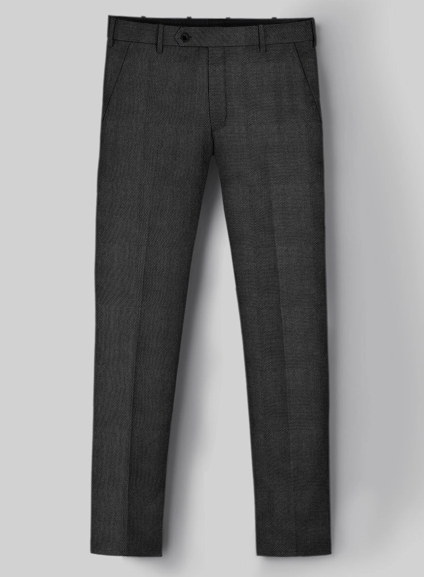 Napolean Cavalry Twill Charcoal Wool Suit