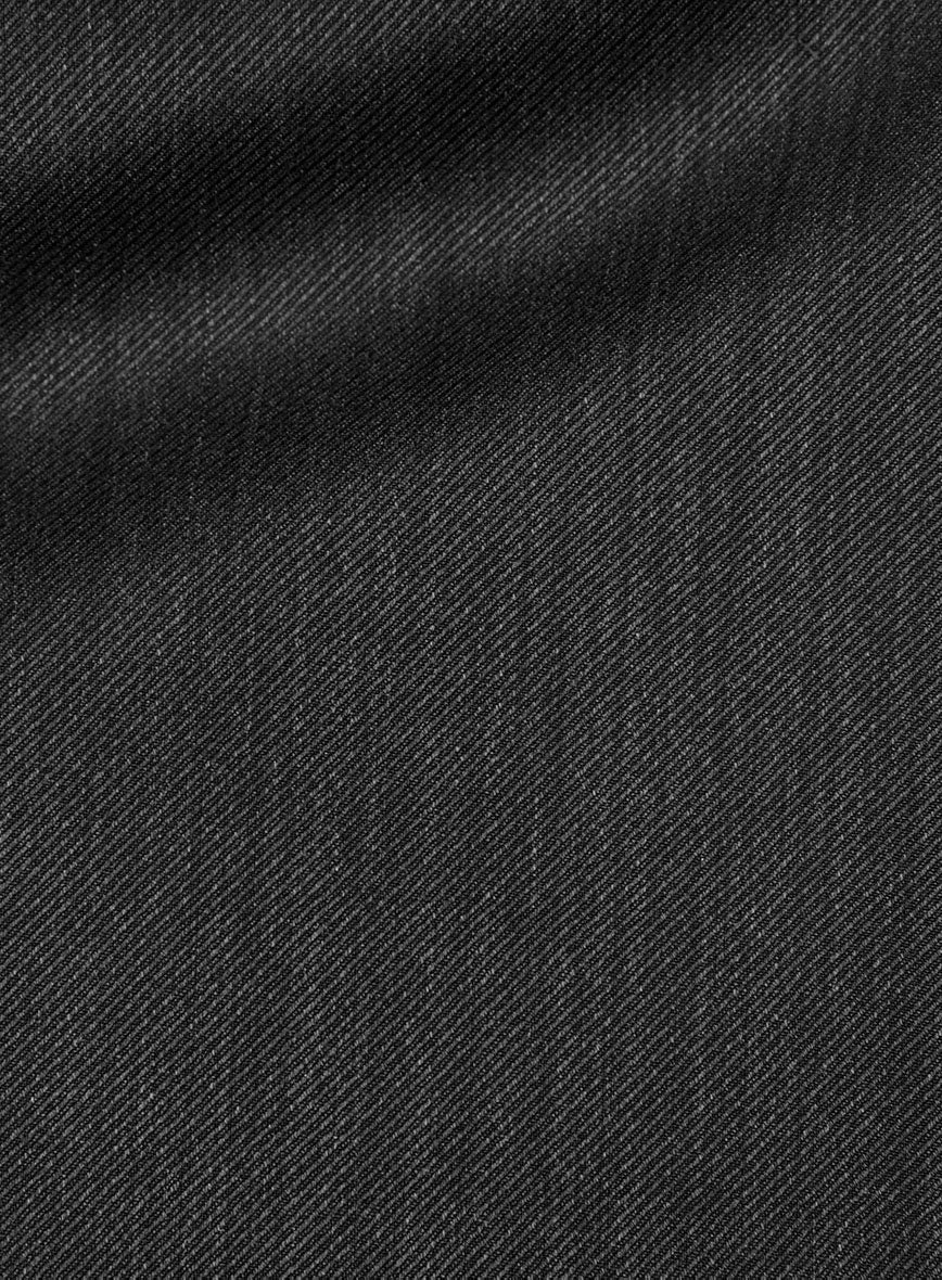 Napolean Cavalry Twill Charcoal Wool Suit