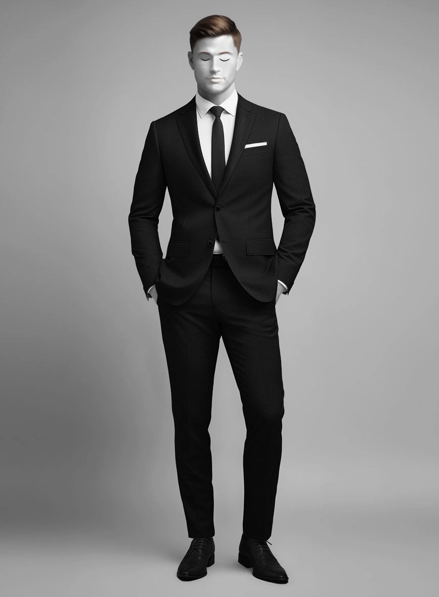 Napolean Crossweave Wool Suit