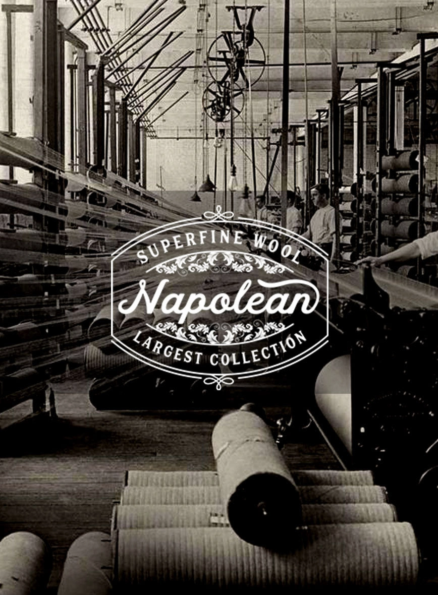Napolean Elias Stripe Navy Wool Suit