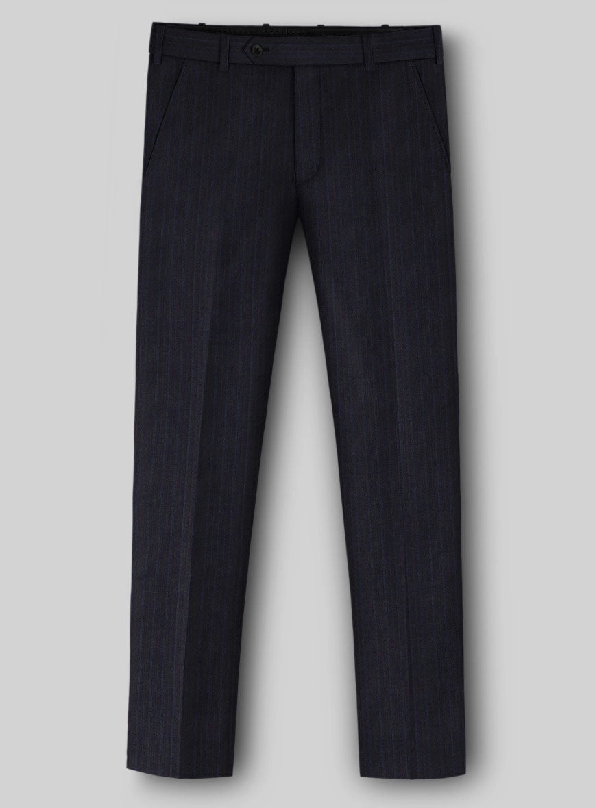 Napolean Elias Stripe Navy Wool Suit