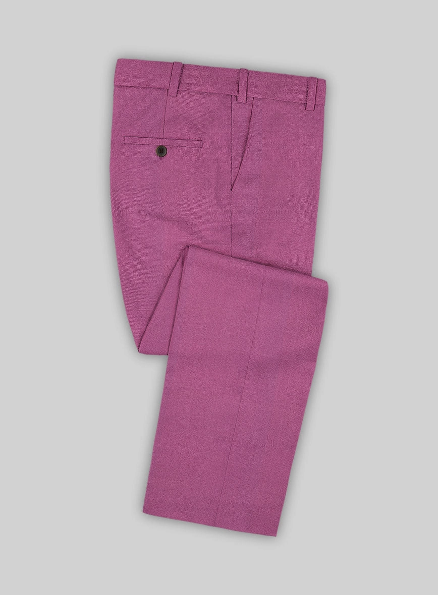 Napolean Fuchsia Pink Wool Suit