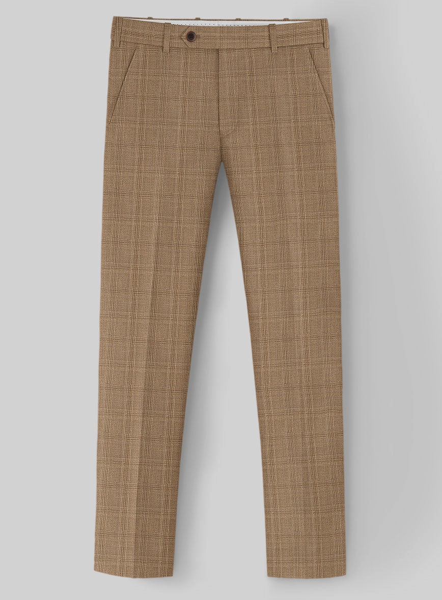 Napolean Gisde Glen Brown Wool Suit