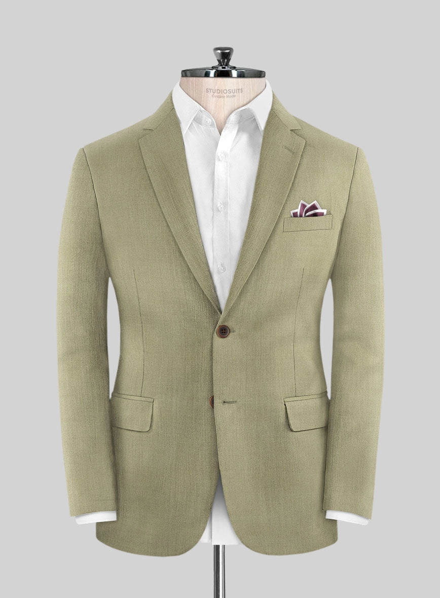 Napolean Light Khaki Wool Suit