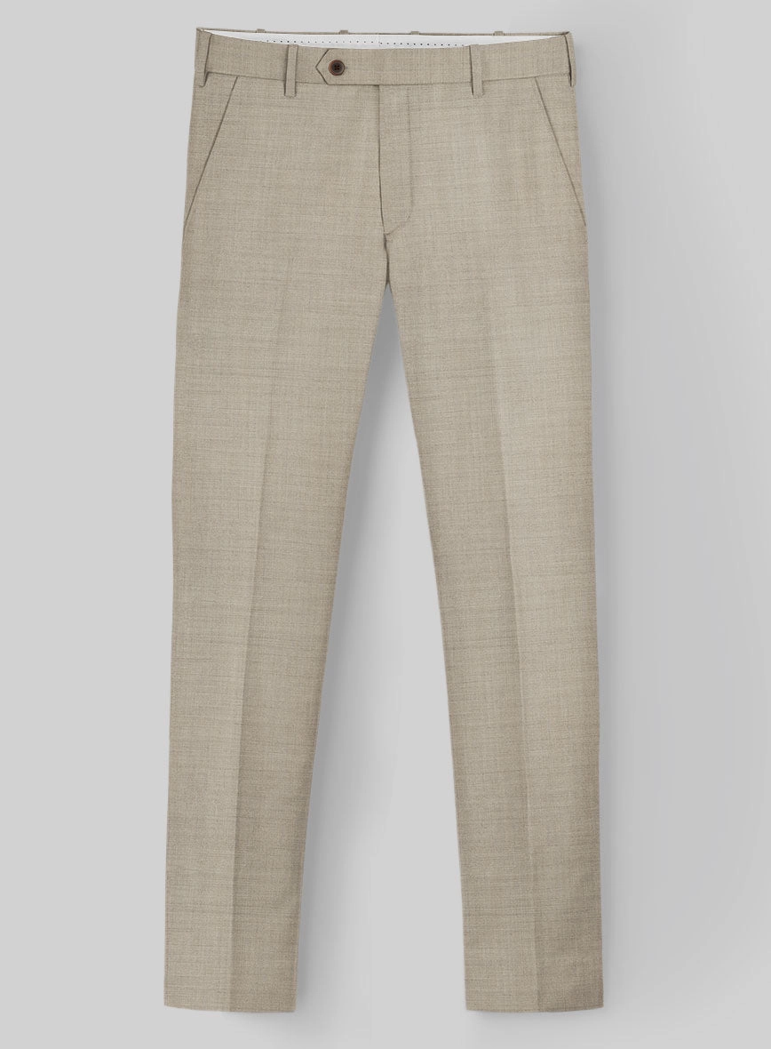 Napolean Melange Khaki Wool Suit