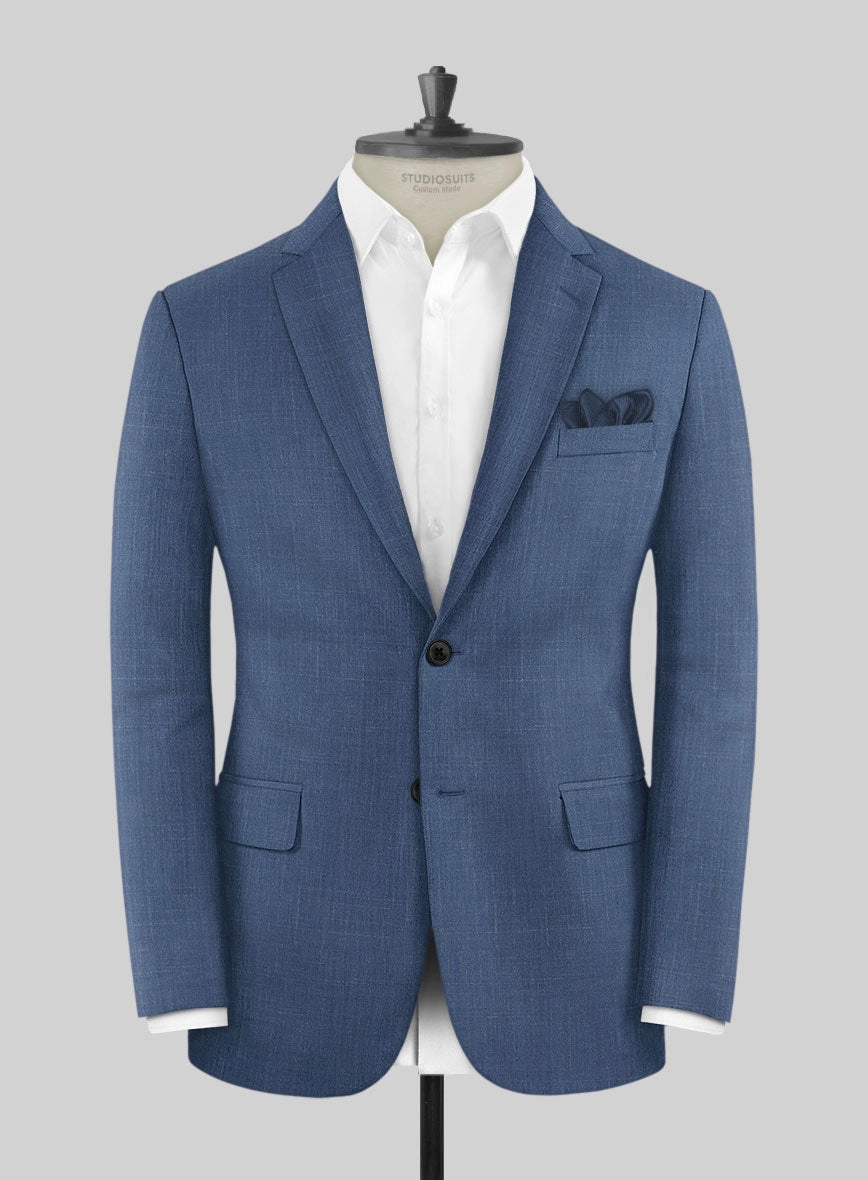 Napolean Ricci Artic Blue Wool Suit