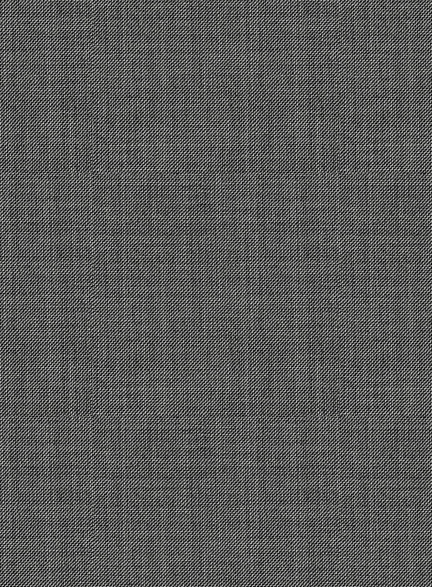 Napolean Sharkskin Gray Wool Suit