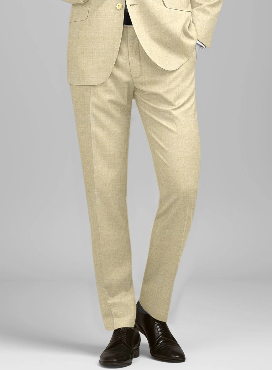 Napolean Spring Latte Beige Wool Suit