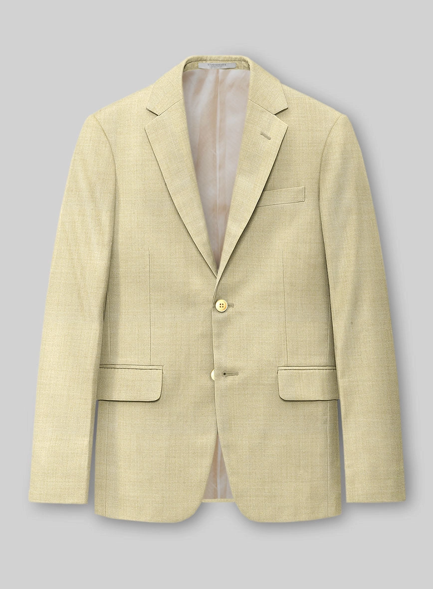 Napolean Spring Latte Beige Wool Suit