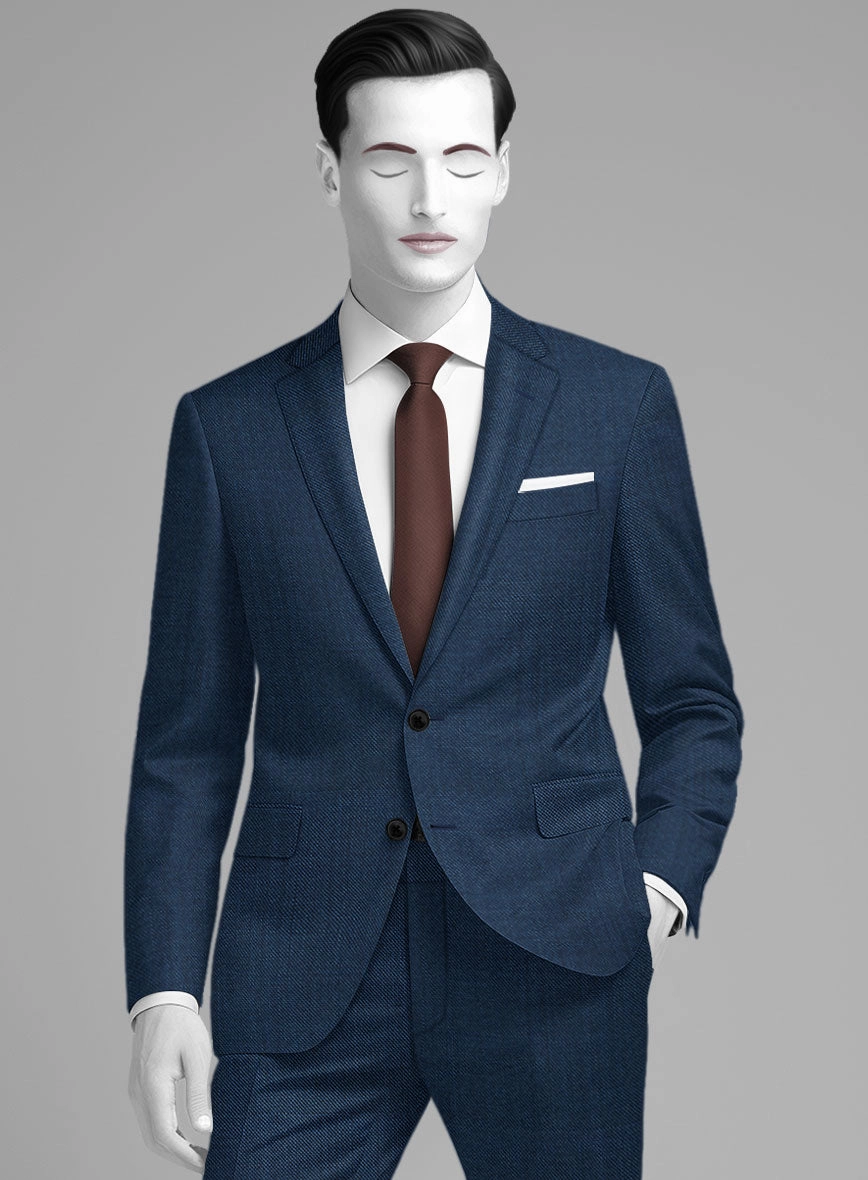 Napolean Spring Royal Blue Wool Suit