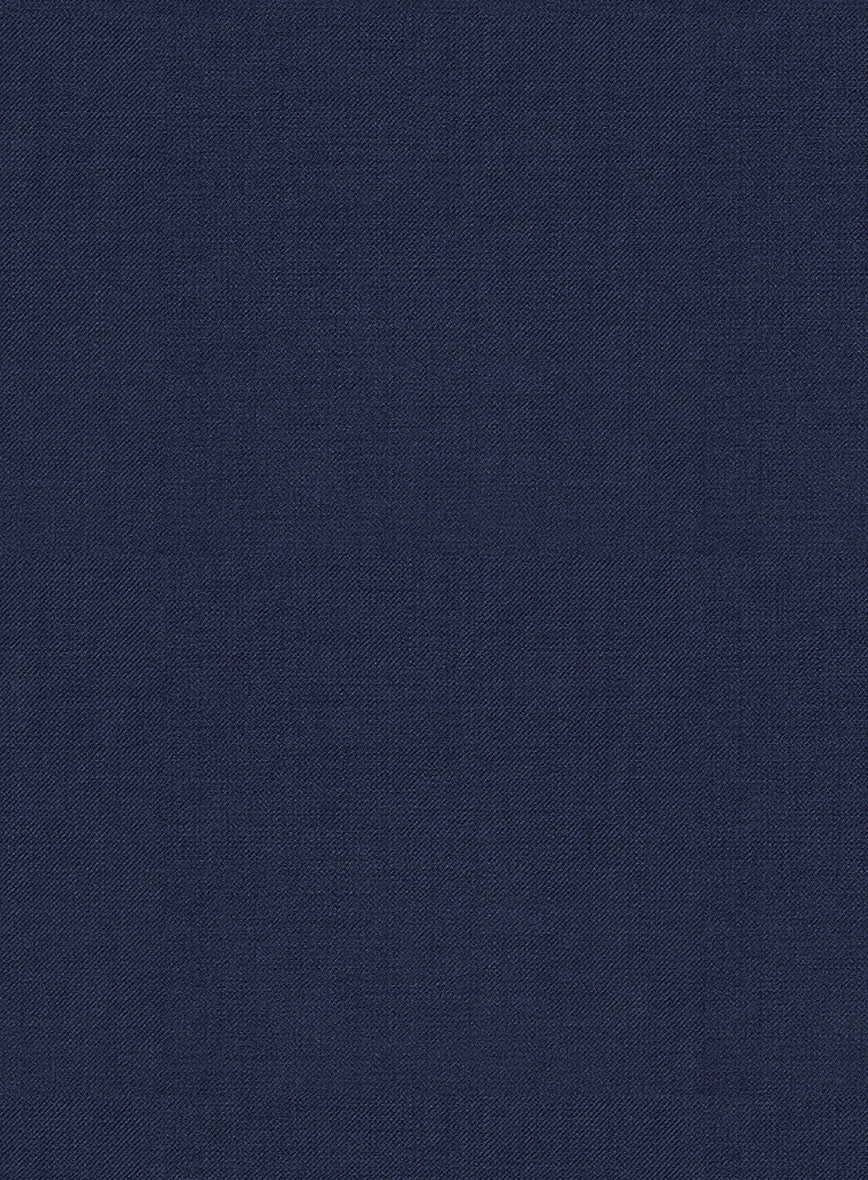 Napolean Stretch Blue Wool Suit