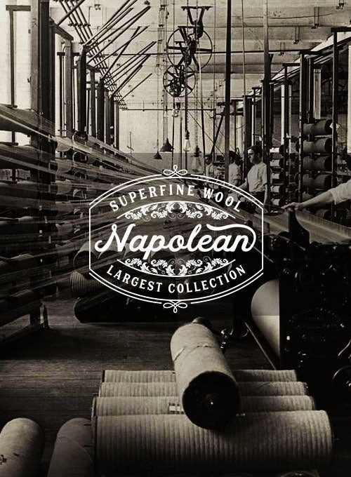 Napolean Stretch Charcoal Wool Suit