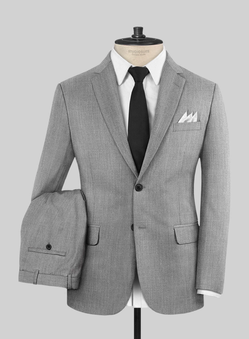 Napolean Stretch Gray Wool Suit
