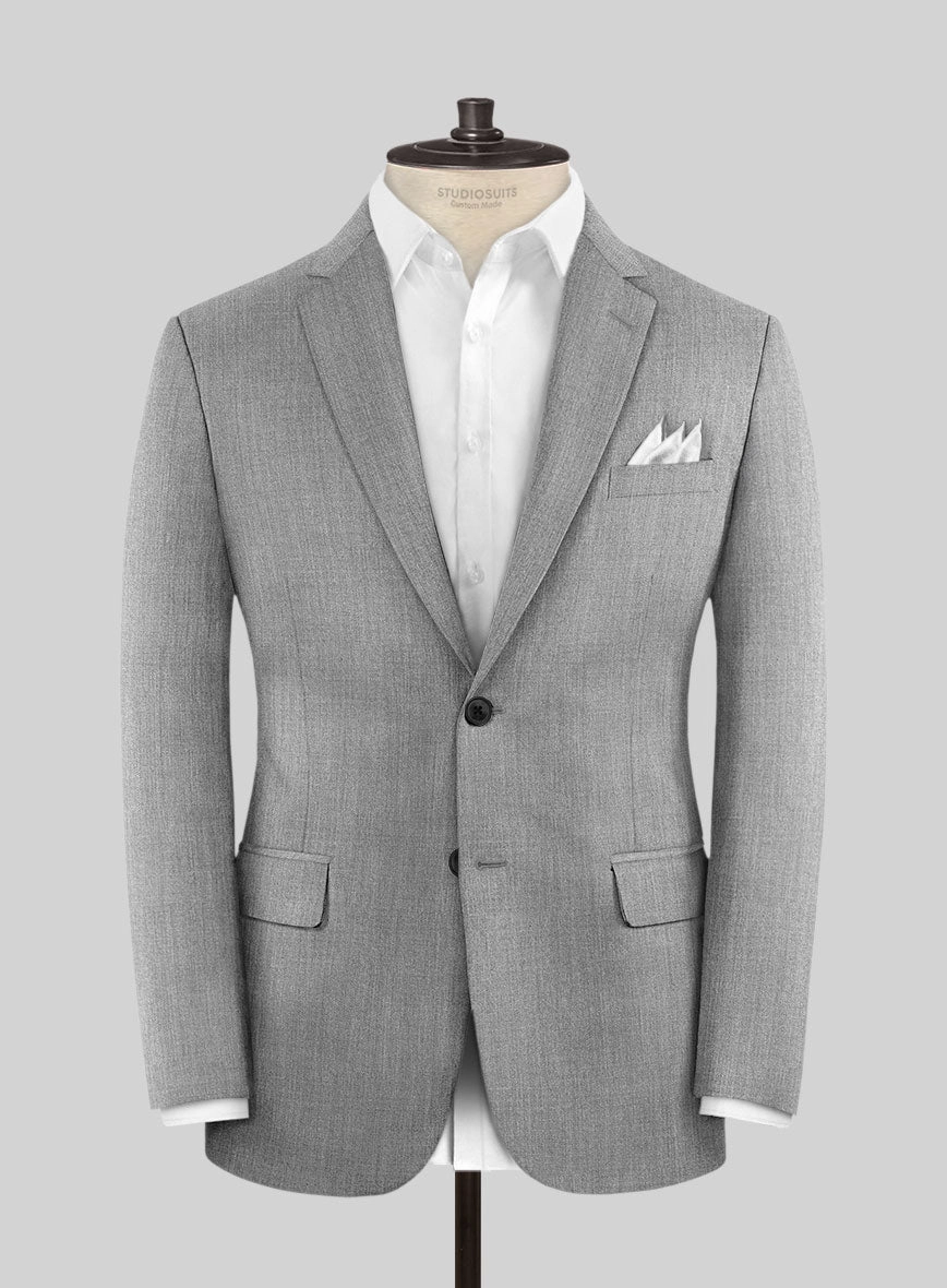 Napolean Stretch Gray Wool Suit