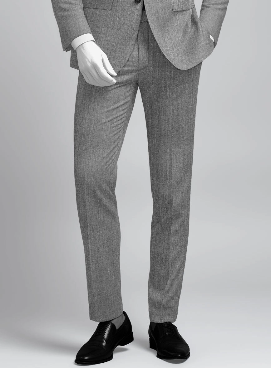 Napolean Stretch Gray Wool Suit