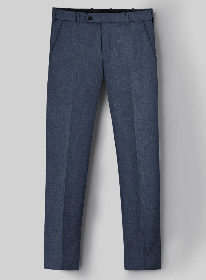 Napolean Stretch Imperial Blue Wool Suit
