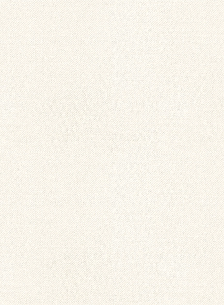 Napolean Stretch Ivory Wool Suit