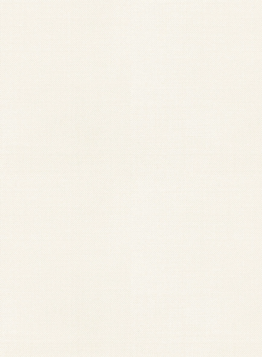 Napolean Stretch Ivory Wool Suit