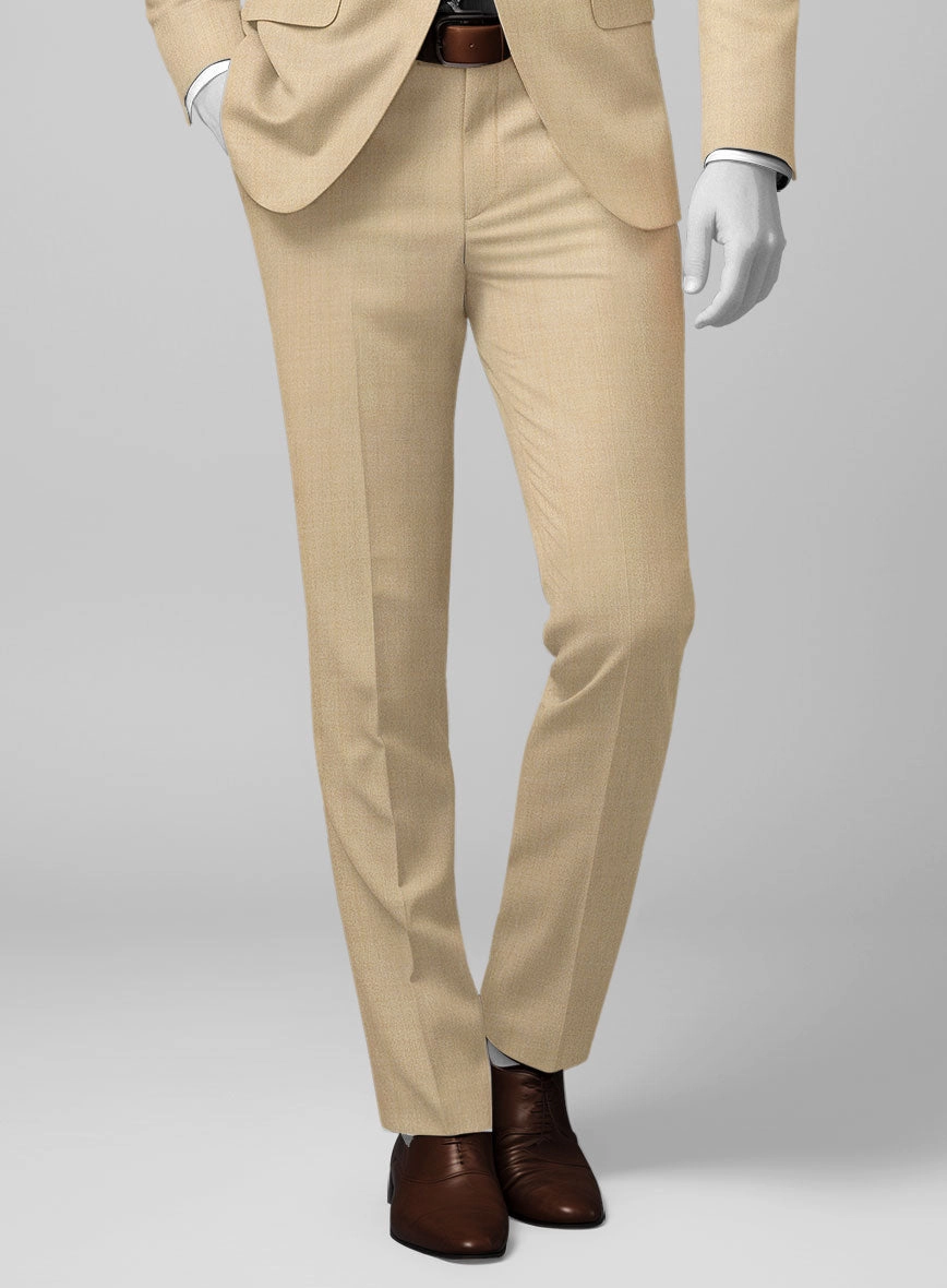 Napolean Stretch Khaki Wool Suit