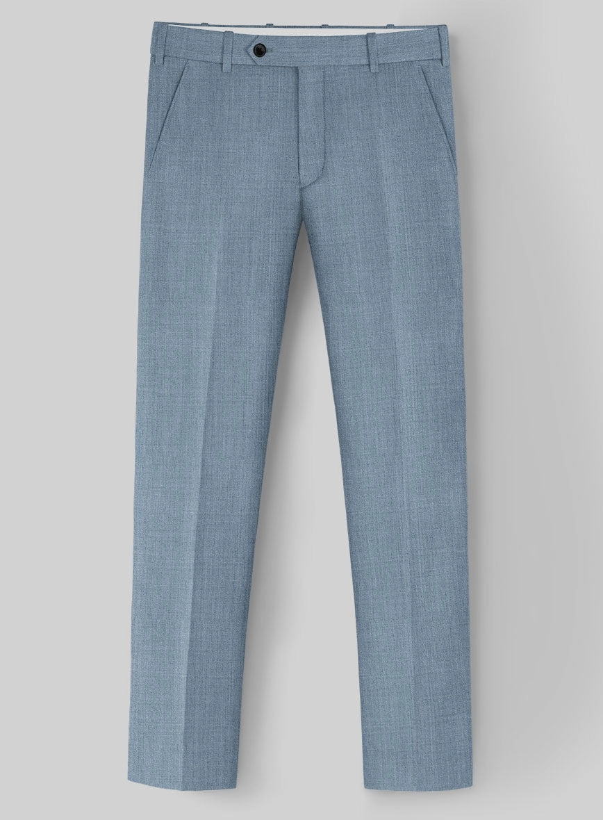 Napolean Stretch Light Blue Wool Suit